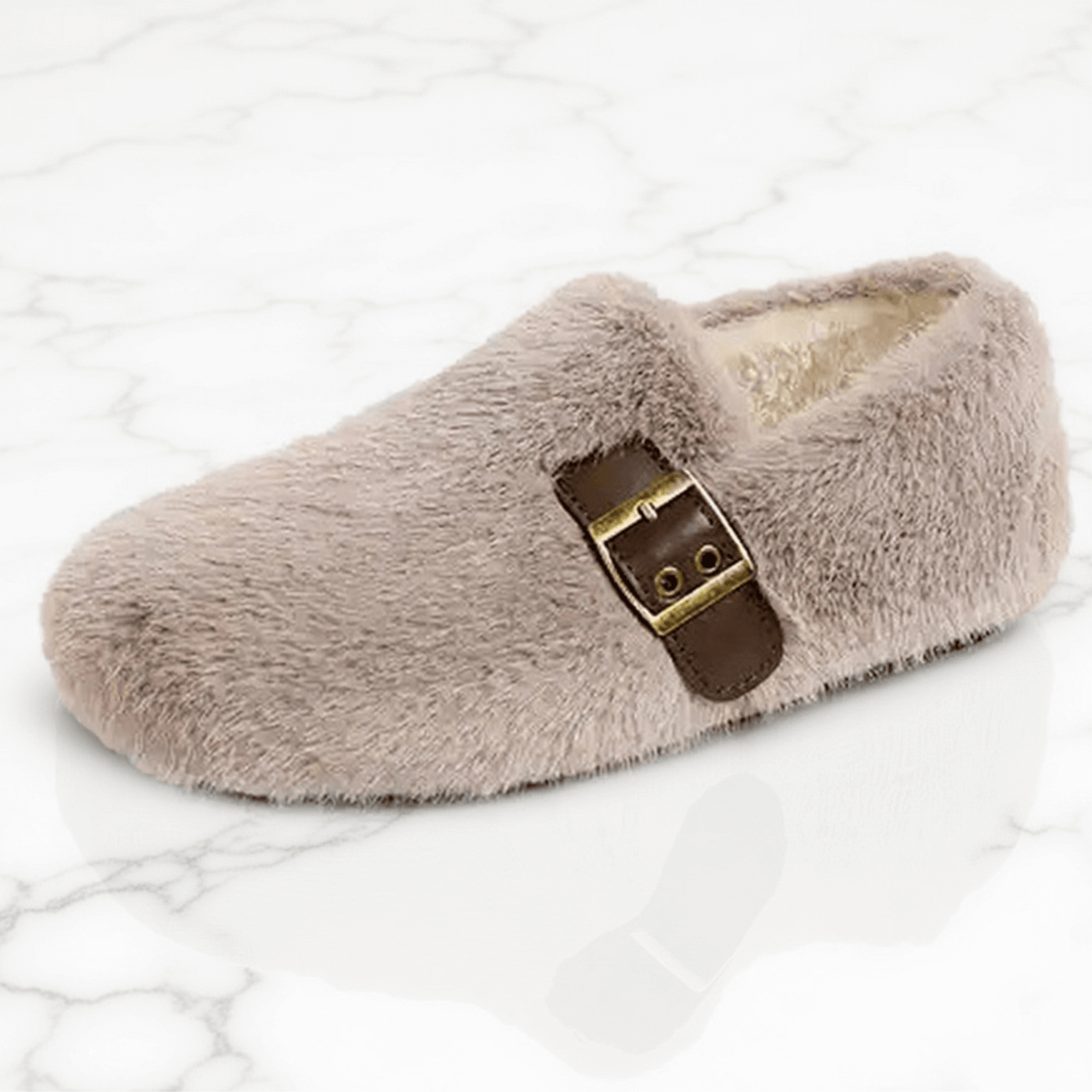 FurLush – Fauxpäls-skor med Rem