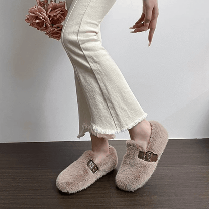 FurLush – Fauxpäls-skor med Rem