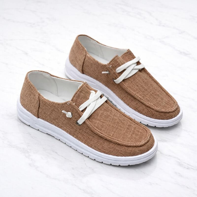 CanvasLume – Lätta Canvas Sneakers för Dam med Mjuk Sula och Avslappnad Vardagsstil