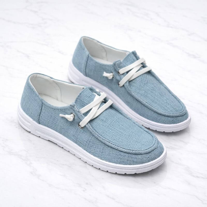 CanvasLume – Lätta Canvas Sneakers för Dam med Mjuk Sula och Avslappnad Vardagsstil