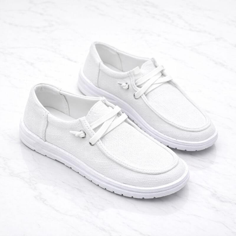 CanvasLume – Lätta Canvas Sneakers för Dam med Mjuk Sula och Avslappnad Vardagsstil