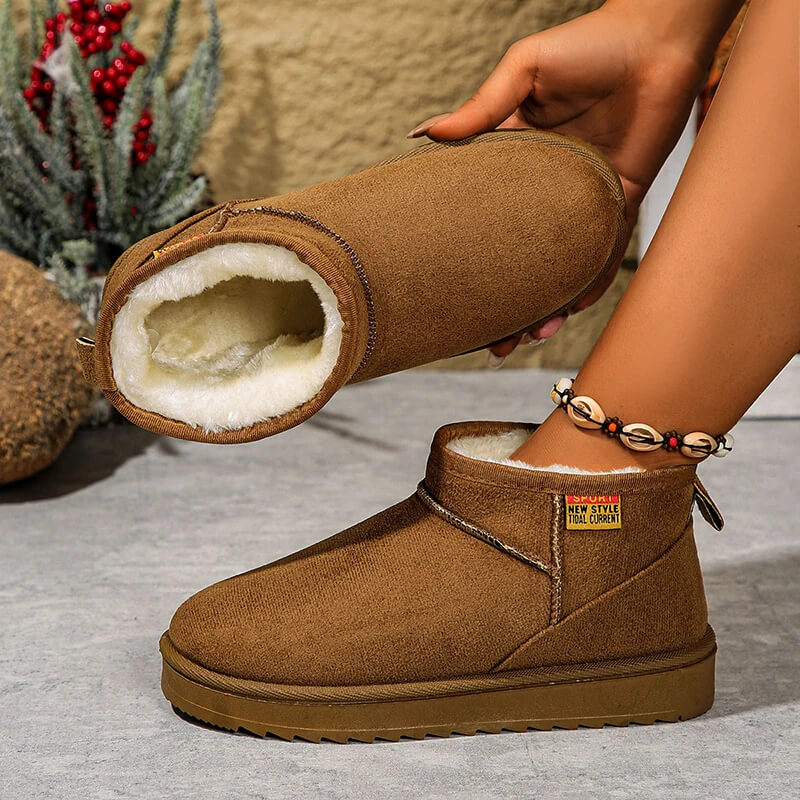 Frostea - Slip-on Mockaboots för Damer Bekväma och Snygga för Kallt Väder