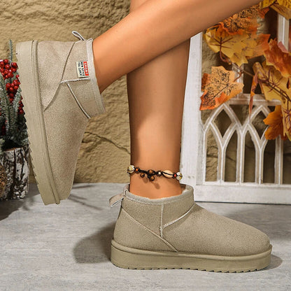 Frostea - Slip-on Mockaboots för Damer Bekväma och Snygga för Kallt Väder