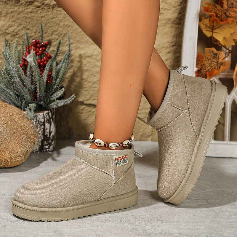 Frostea - Slip-on Mockaboots för Damer Bekväma och Snygga för Kallt Väder